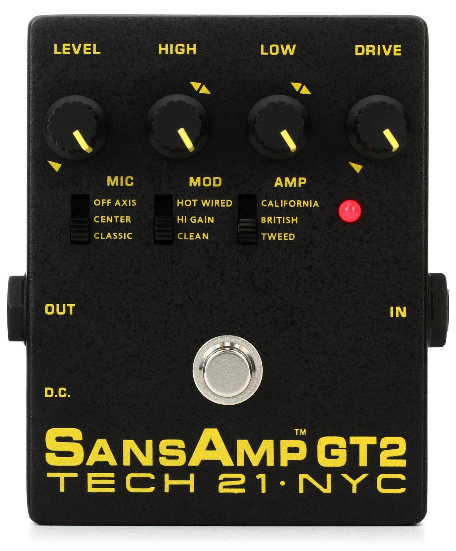 【中古】【非常に良い】TECH21 SANSAMPギター用 チューブアンプ・シミュレーター GT2