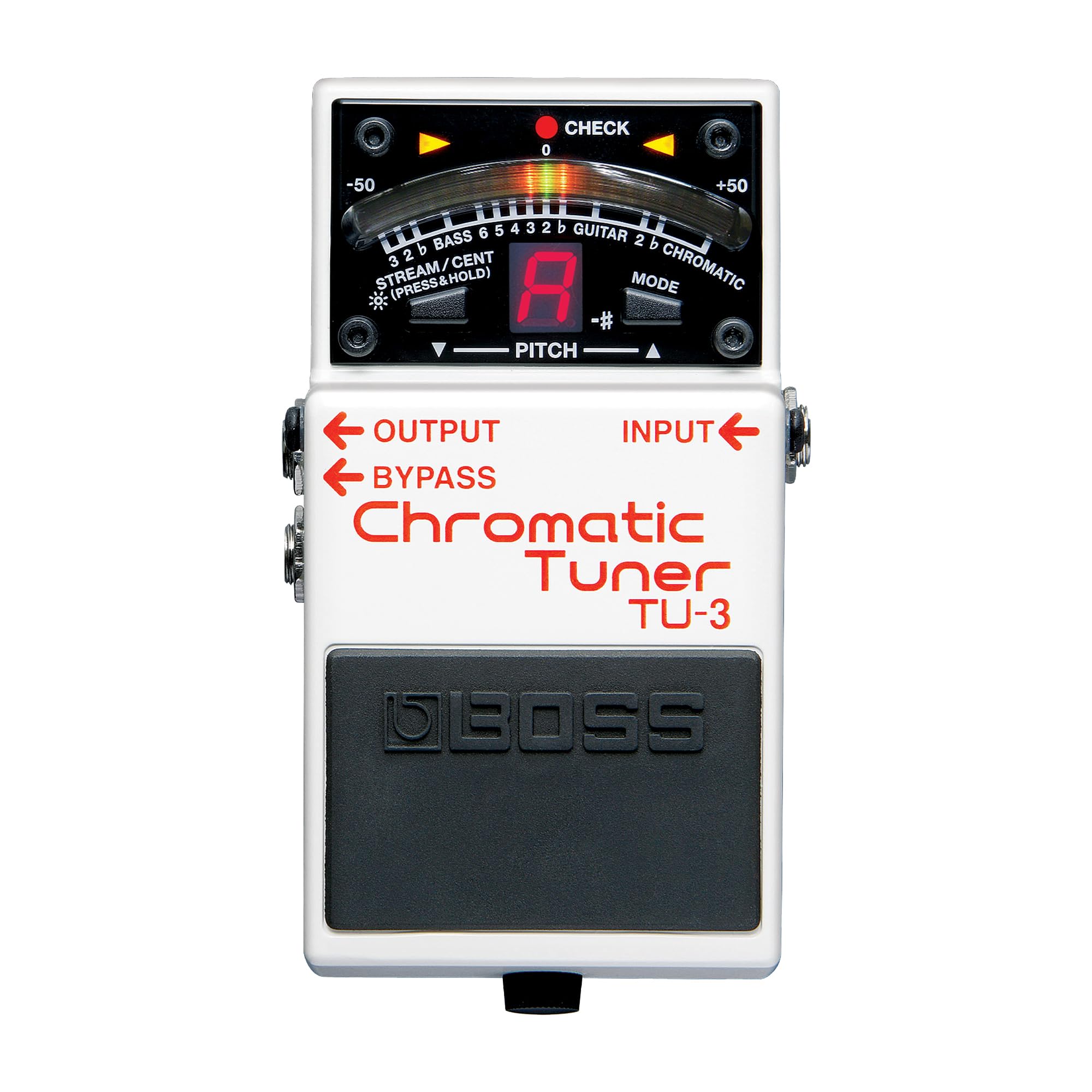 【中古】【非常に良い】BOSS ボス クロマチックチューナー TU-3 電源供給可能 高輝度モードで高い視認性 ライブ バンド演奏 ギター/ベース