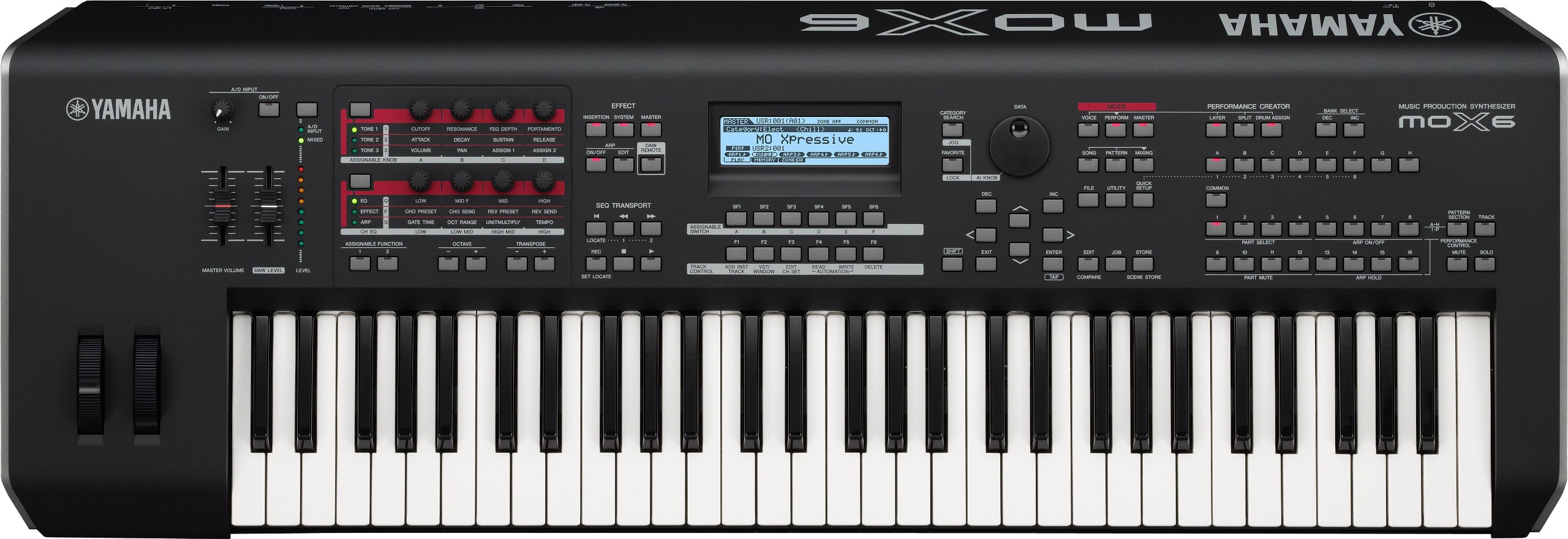 【中古】【非常に良い】YAMAHA シンセサイザー MOX6｜ドリエムコーポレーション