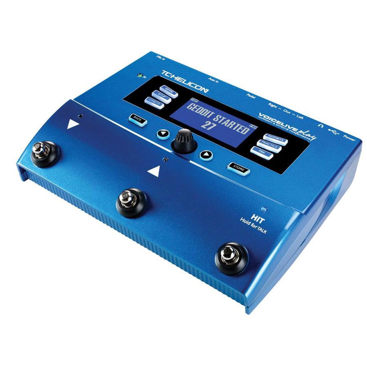 【中古】【非常に良い】ティーシーヘリコン(Tc Helicon) ボーカルエフェクター スタジオグレードマルチエフェクト ルーパー搭載 USBオーディオインターフェース VOICELIVE PLAY
