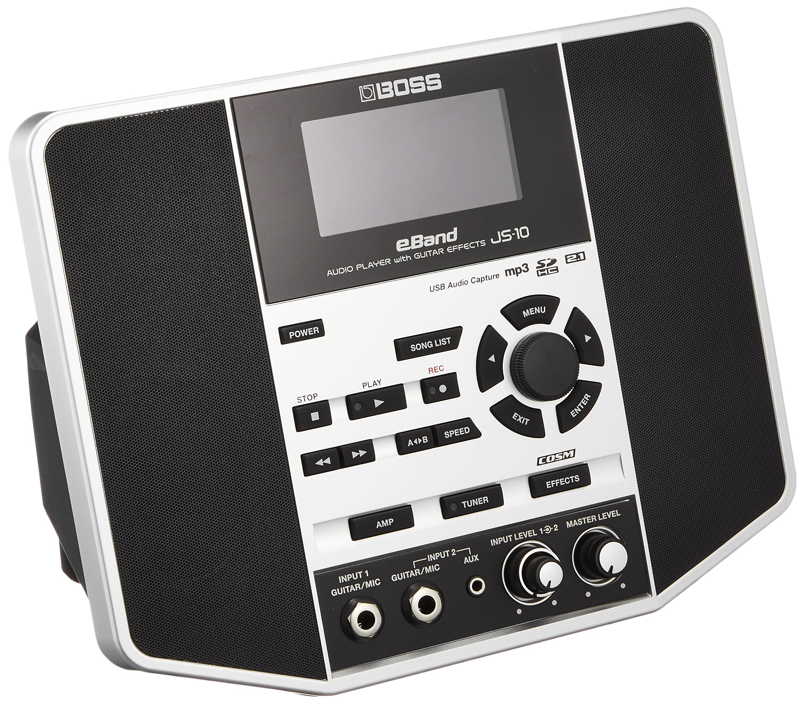 【中古】【非常に良い】BOSS ボス eBand JS-10 ギター練習用オーディオプレイヤー/ギターを直接接続可能/GT-100直系のアンプとエフェクト搭載/350曲以上のバッキングを搭載/ベース/ボーカル