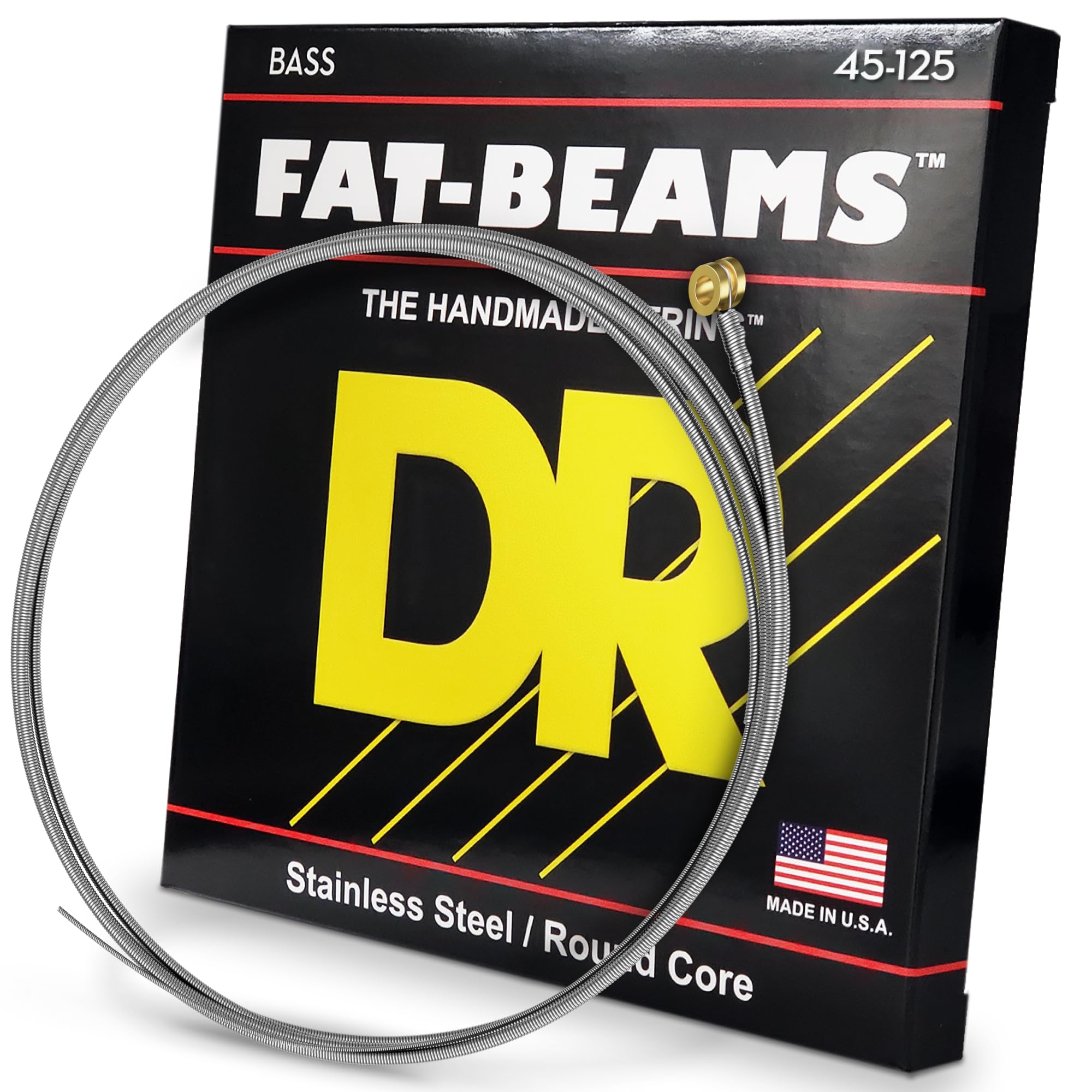 【中古】【非常に良い】DR ベース弦 5弦 FAT-BEAMS ステンレス .045-.125 FB5-45