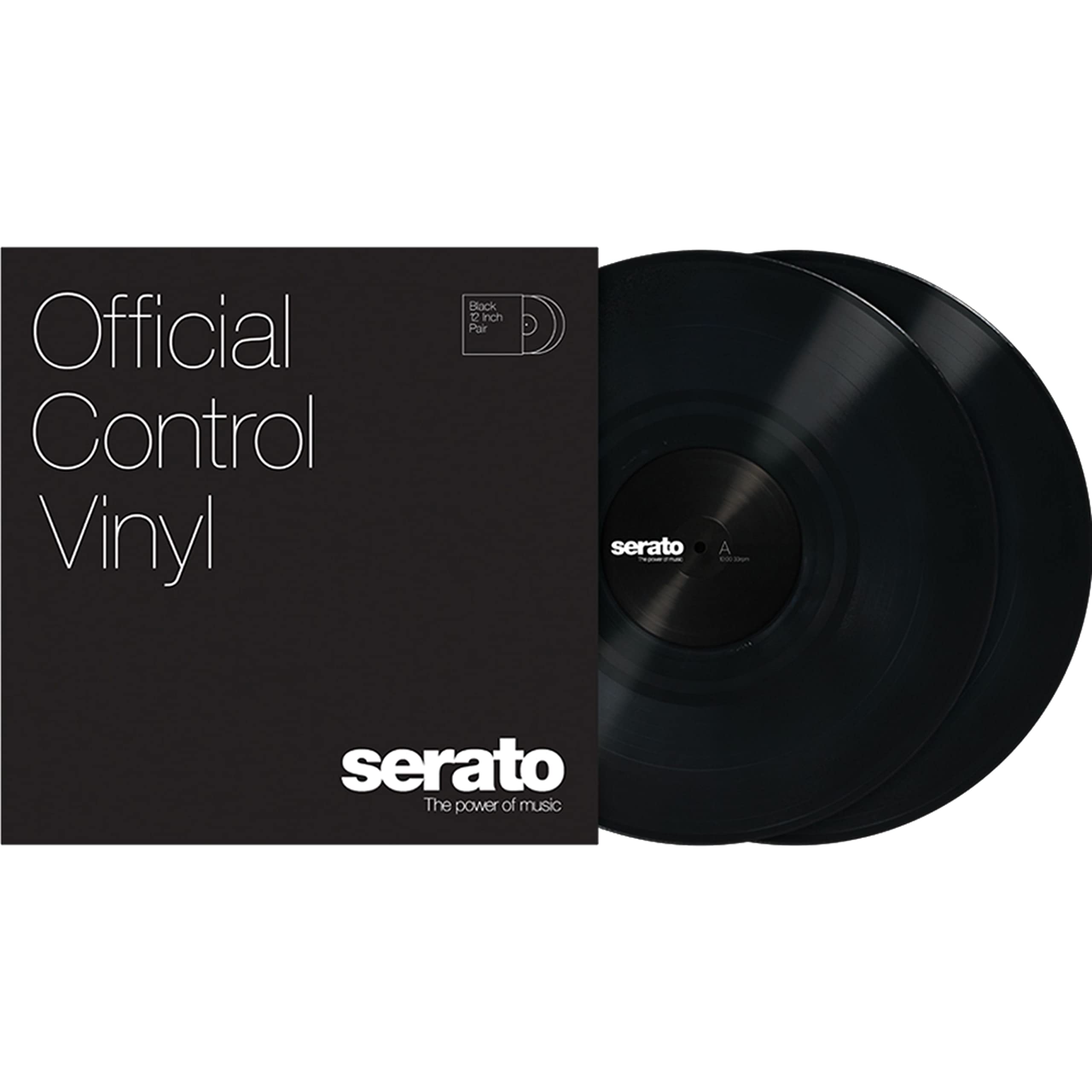 【中古】【非常に良い】Serato 12 Serato Control Vinyl [Black] 2枚組 コントロールバイナル セラート｜ドリエムコーポレーション