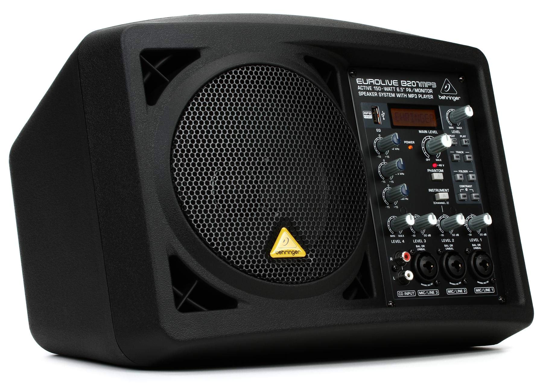【中古】【非常に良い】BEHRINGER ベリンガー 150W、6.5インチPA/モニタースピーカーシステム B207MP3