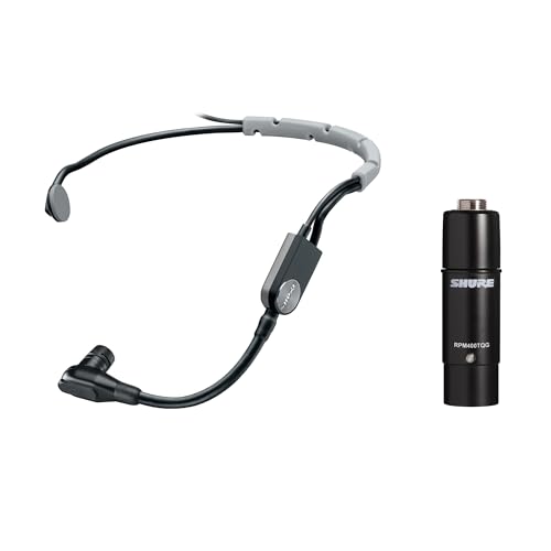 【中古】【非常に良い】SHURE シュア SM35-XLR パフォーマンス用 ヘッドセット コンデンサーマイクロホン インラインRPM400プリアンプ （XLR接続変換用）付属 【/メーカー保証2年】