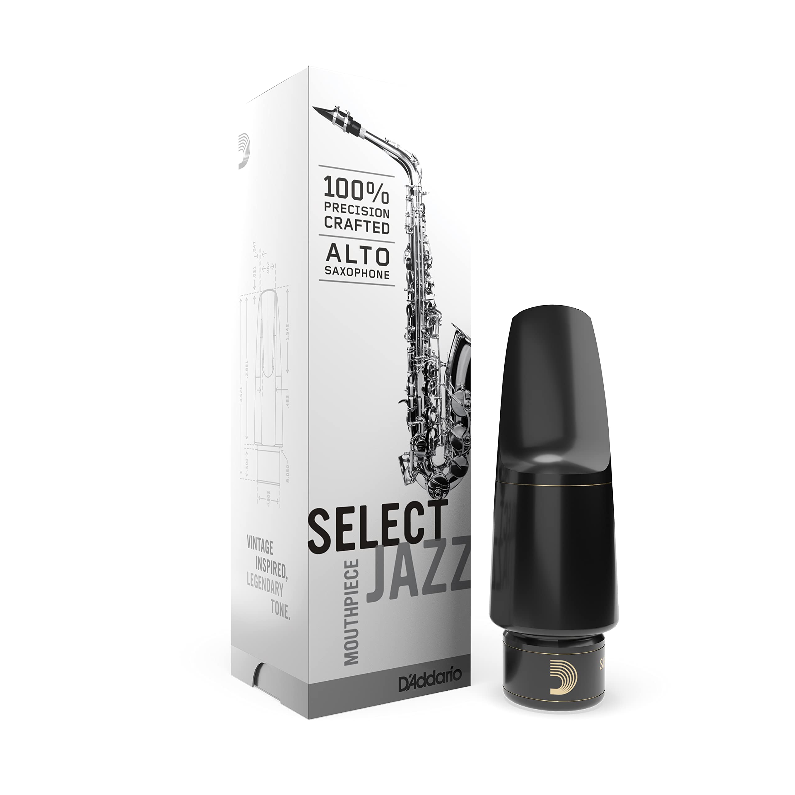 【中古】【非常に良い】DAddario WoodWinds ダダリオ マウスピース アルトサックス用 SELECT JAZZ MJS-D6M