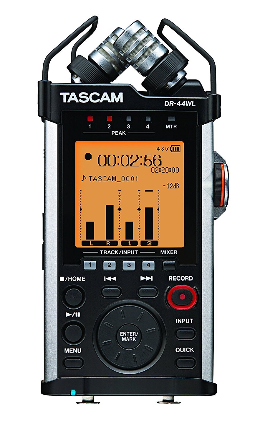 【中古】【非常に良い】TASCAM リニアPCMレコーダー ハイレゾ/Wi-Fi接続対応 4TR DR-44WL|ドリエムコーポレーション