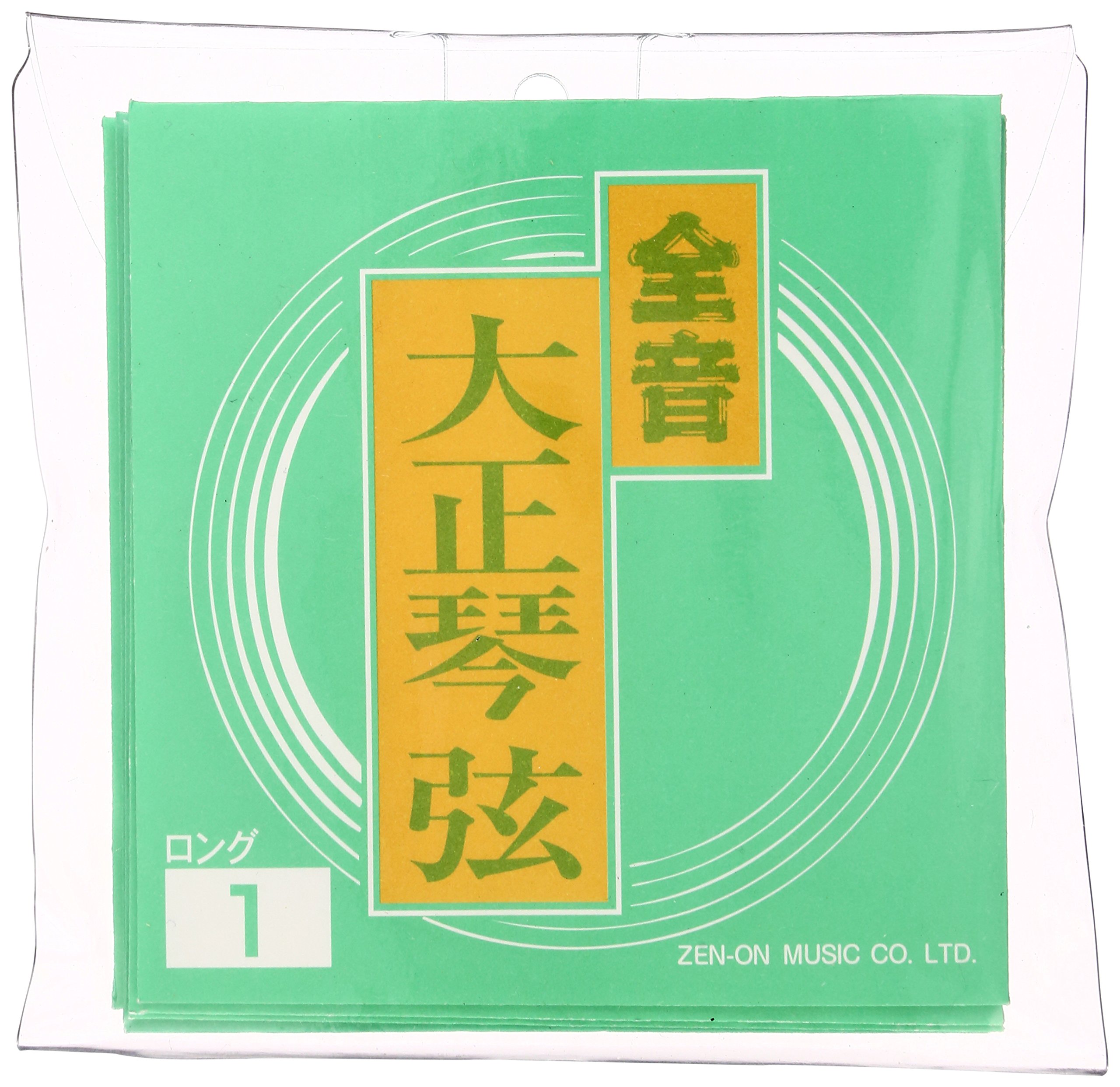 【中古】【非常に良い】ゼンオン 大正琴ロング弦 6弦セット