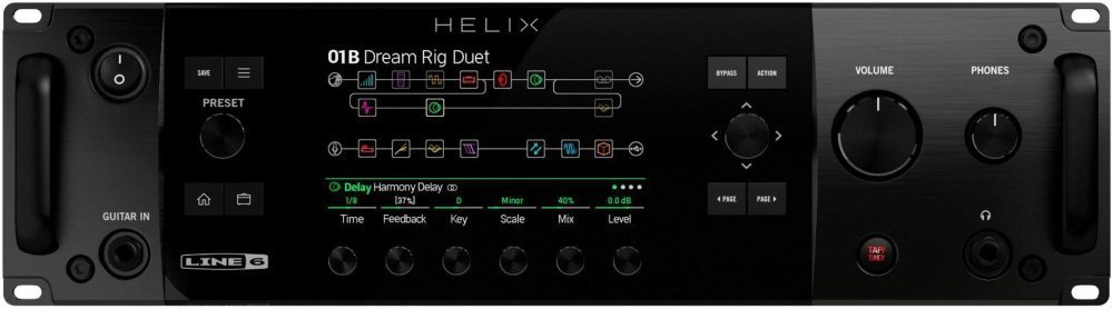 【中古】【非常に良い】Line 6 マルチエフェクトプロセッサー Helix Rack|ドリエムコーポレーション