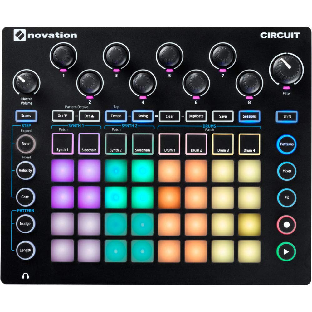 【中古】【非常に良い】Novation グルーブボックス Circuit