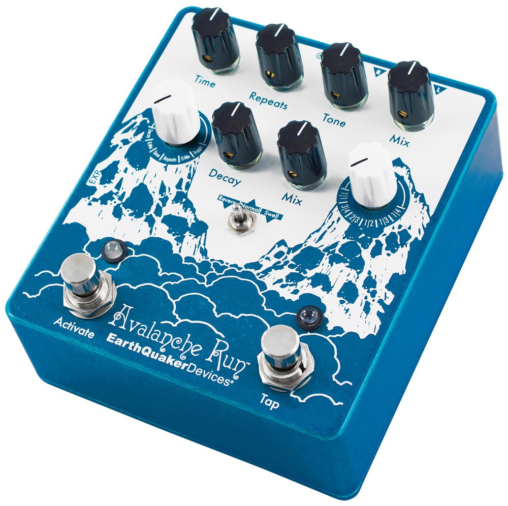 【中古】【非常に良い】Earth Quaker Devices ステレオディレイ&リバーブ Avalanche Run｜ドリエムコーポレーション