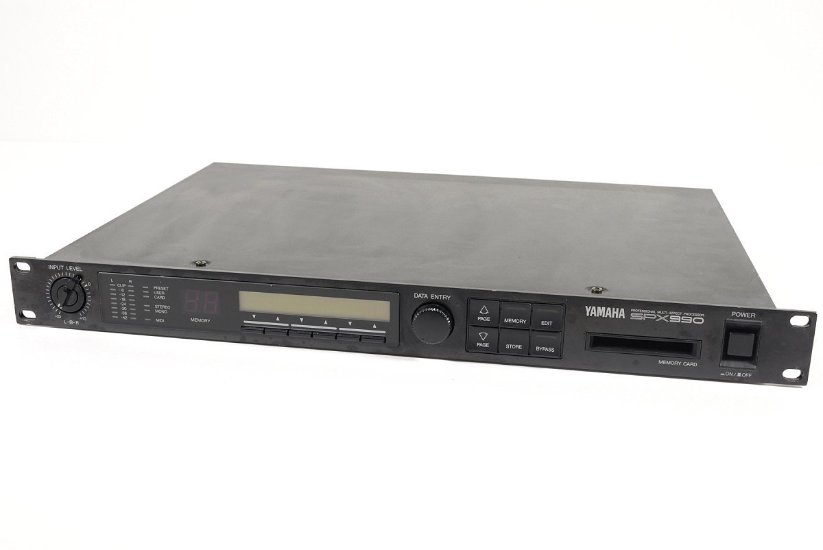 【中古】【非常に良い】YAMAHA SPX990 Professional Multi-Effects Processor ヤマハ ギター用ラック式マルチエフェクター
