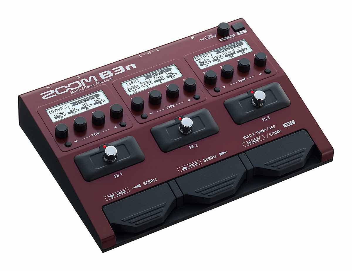 【中古】【非常に良い】ZOOM ズーム ベース用マルチエフェクツ・プロセッサー B3n｜ドリエムコーポレーション