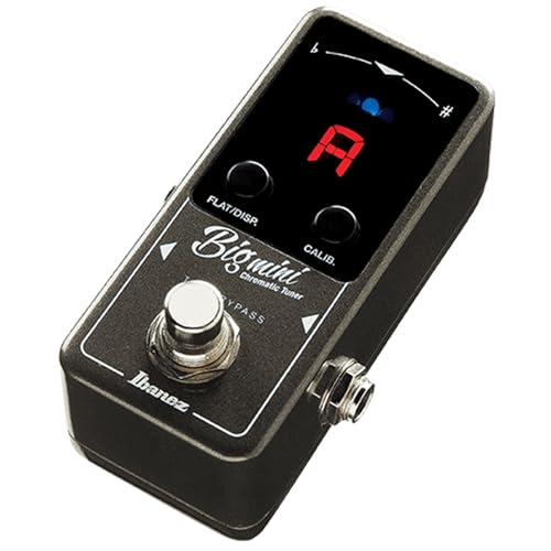 【中古】【非常に良い】Ibanez(アイバニーズ) シンプルでリーズナブルなエレキギター&エレキベース用ペダルチューナー BIGMINI