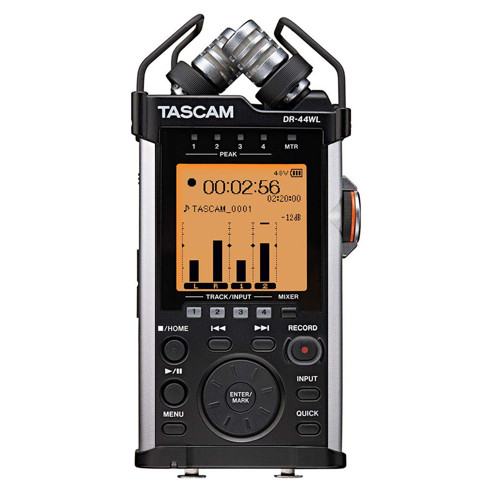 【中古】【非常に良い】TASCAM(タスカム) DR-44WL VER2-J Wi-Fi接続対応リニアPCMレコーダー ハンディレコーダー IC Youtube ASMR 音楽 24bit/96kHz ハイレゾ|ドリエムコーポレーション