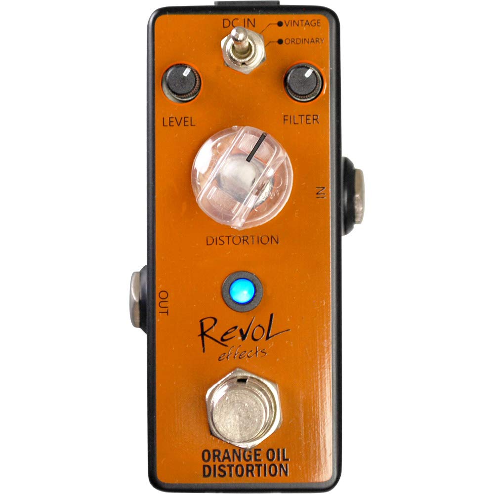 【中古】【非常に良い】Revol effects レヴォルエフェクツ エフェクター ディストーション ORANGE OIL DISTORTION EDS-01