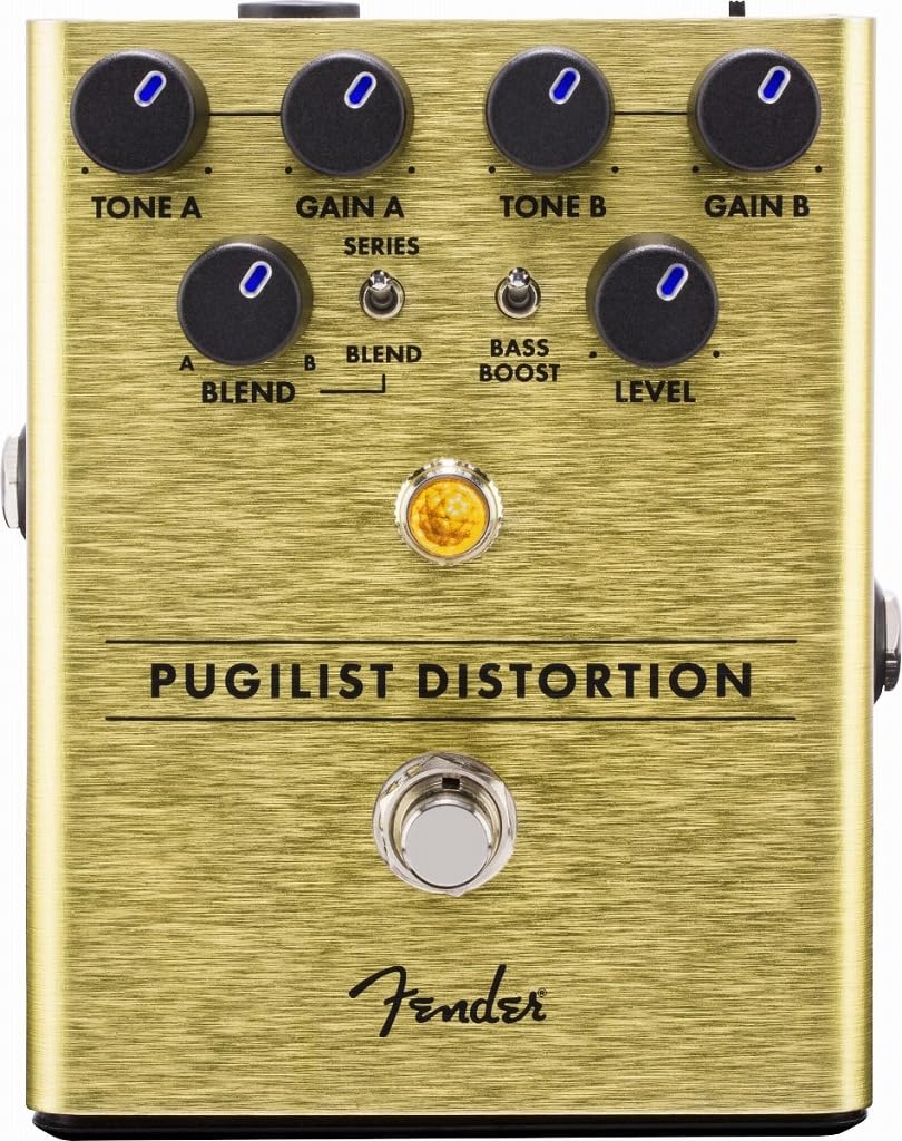 【中古】【非常に良い】Fender エフェクター Pugilist Distortion Pedal(電池付属なし)｜ドリエムコーポレーション