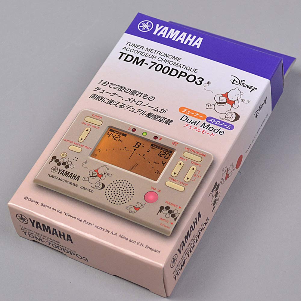 【中古】【非常に良い】ヤマハ チューナーメトロノーム TDM-700DPO3