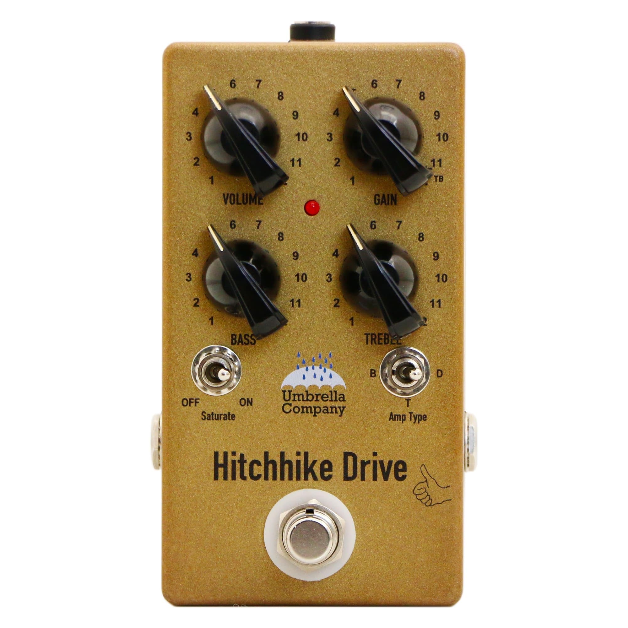 【中古】【非常に良い】Umbrella Company/Hitchhike Drive Overdrive/Preamp オーバードライブ プリアンプ