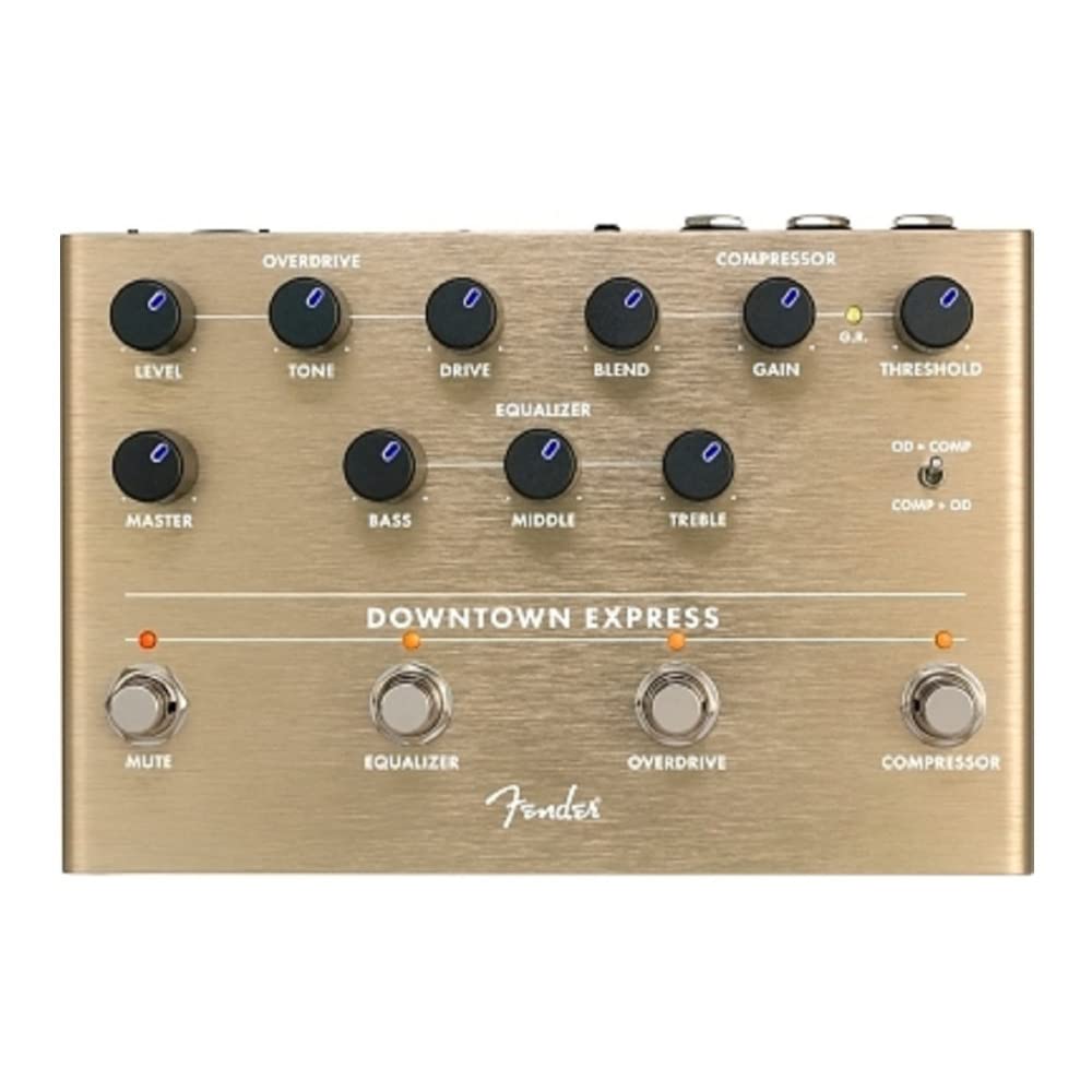 【中古】【非常に良い】Fender エフェクター Downtown Express Bass Multi Effect Pedal|ドリエムコーポレーション