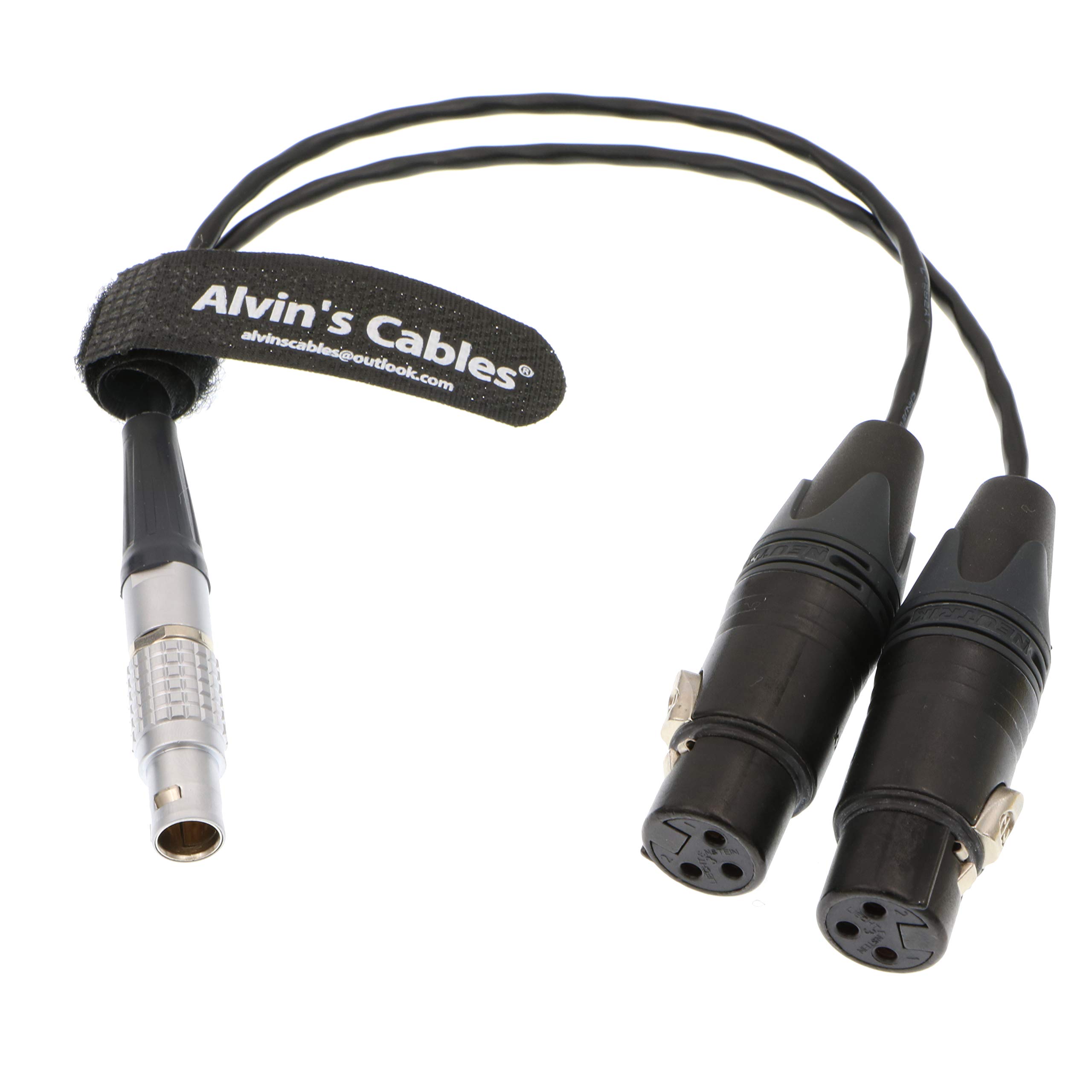 【中古】【非常に良い】Alvins Cables Atomos Shogun Monitor Recorder 用の XLR Breakout Audio Input 入力 ケーブル 10 pin to デュアル XLR