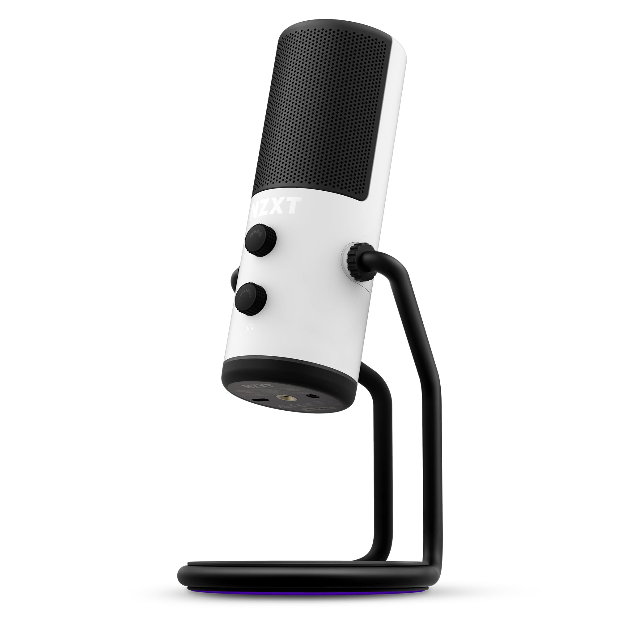 【中古】【非常に良い】NZXT CAPSULE WHITE カーディオイドUSBマイク AP-WUMIC-W1 SP1007｜ドリエムコーポレーション