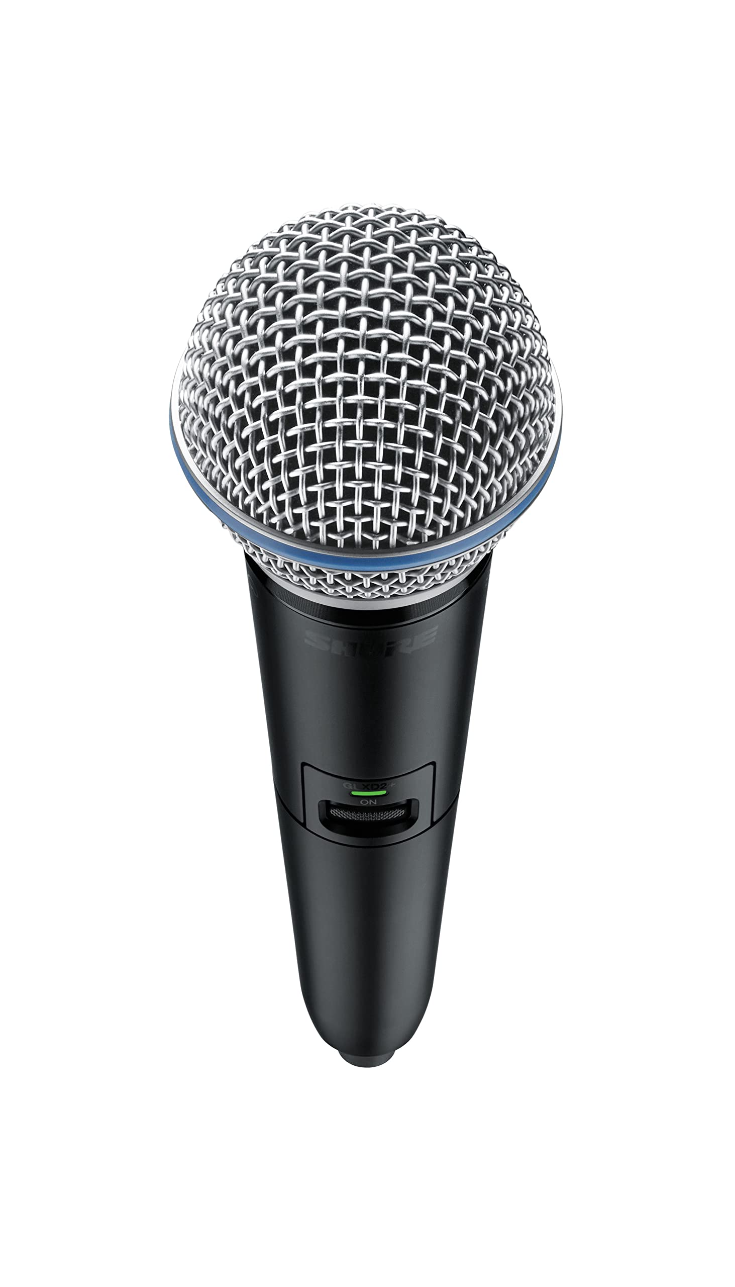 【中古】【非常に良い】SHURE GLX-D2+/BETA 58Aハンドヘルド型送信機 単品 買換・追加/2.4GHz 簡単・安定接続/最大17時間連続使用/最大60mの到達距離/GLX-D+ デジタルワイヤレスシステム