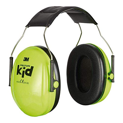 【中古】【非常に良い】3M Peltor 子供用 防音 イヤーマフ ヘッドバンド式 ネオングリーン H510AK-442-GB [並行輸入品]