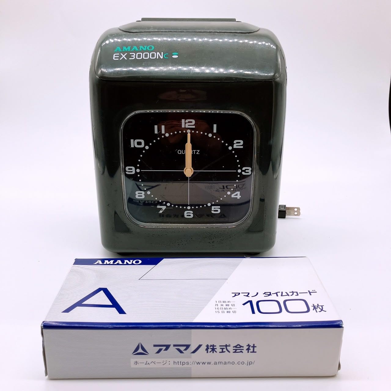 【中古】【非常に良い】アマノ 電子タイムレコーダーEX3000NCB EX3000Nc-B