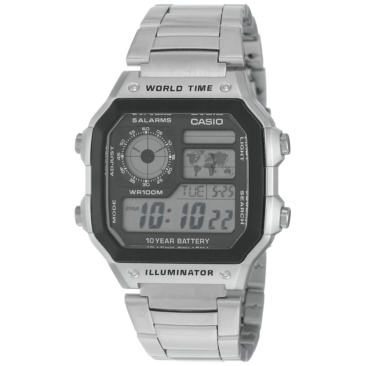 【中古】【人並み外れたに好いたらしい】[カシオ標準尺度]CASIO STANDARD 【カシオ】CASIO STANDARD ウォッチ AE-1200WHD-1A【逆インポート青写真】 AE-1200WHD-1A メンズ [並行輸入品]