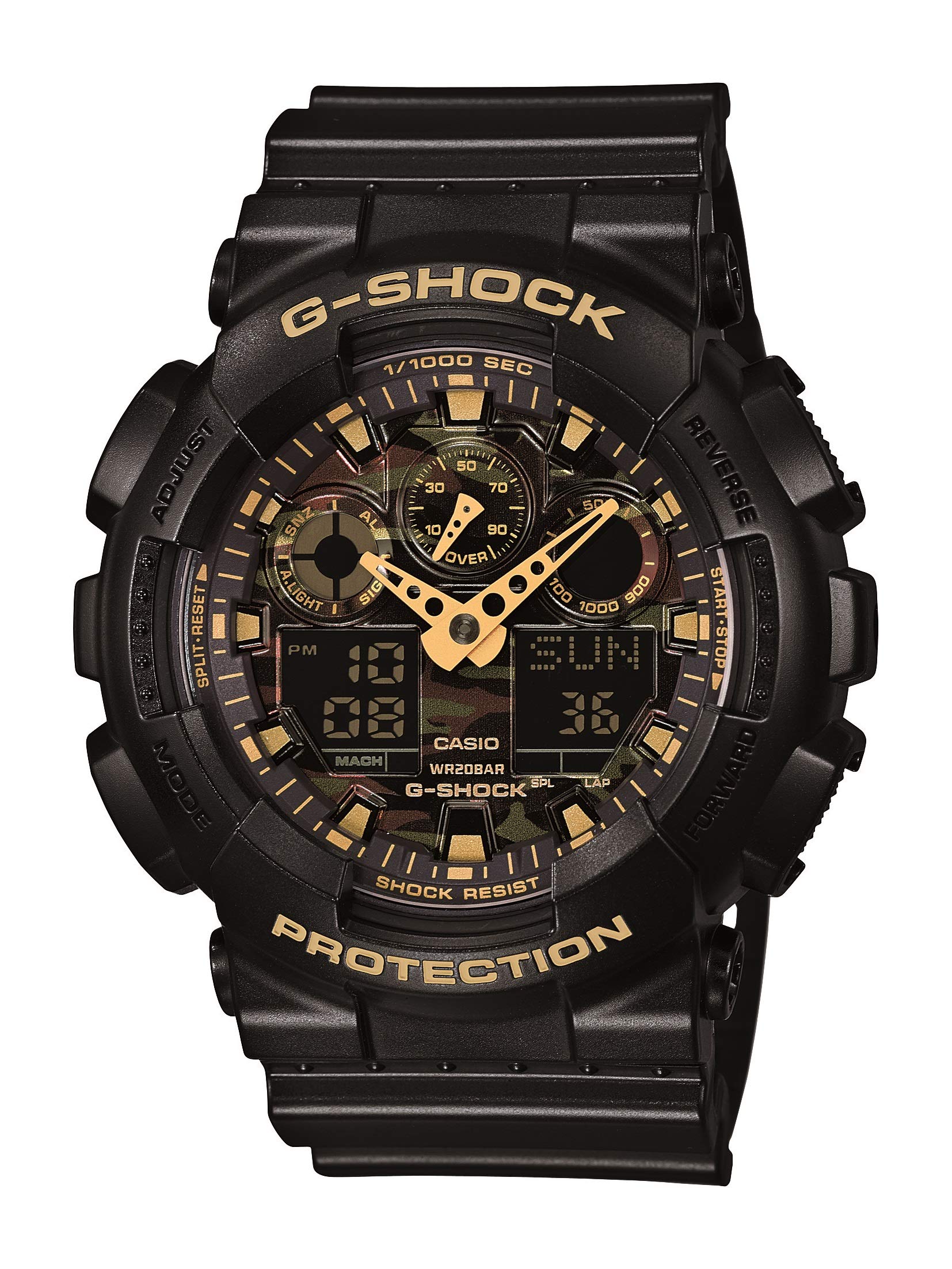 【中古】【非常に良い】カシオ 腕時計 ジーショック Camouflage Dial Series GA-100CF-1A9 メンズ [逆輸入]｜ドリエムコーポレーション