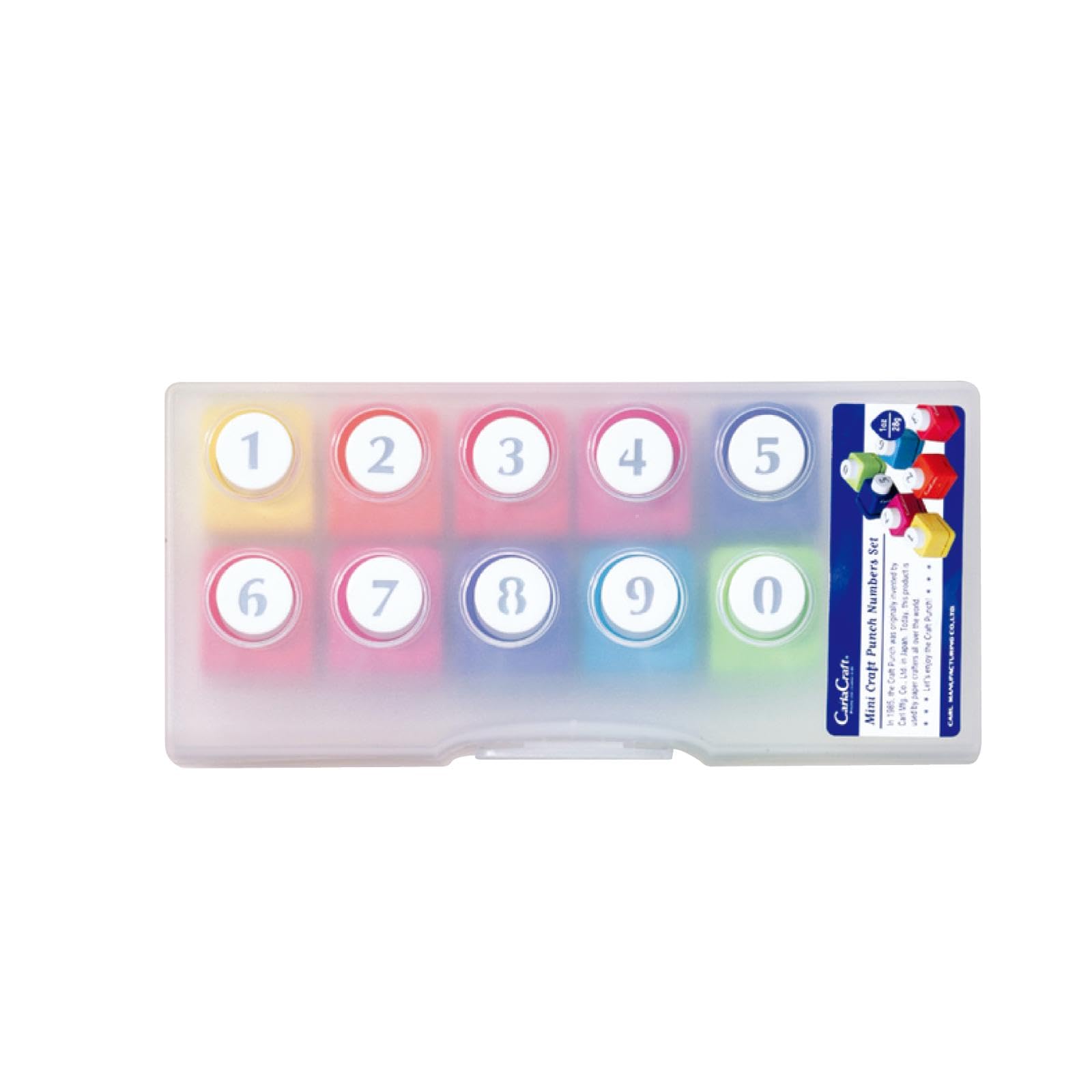【中古】【非常に良い】カール事務器(CARL) クラフトパンチ 数字セット CN12-C