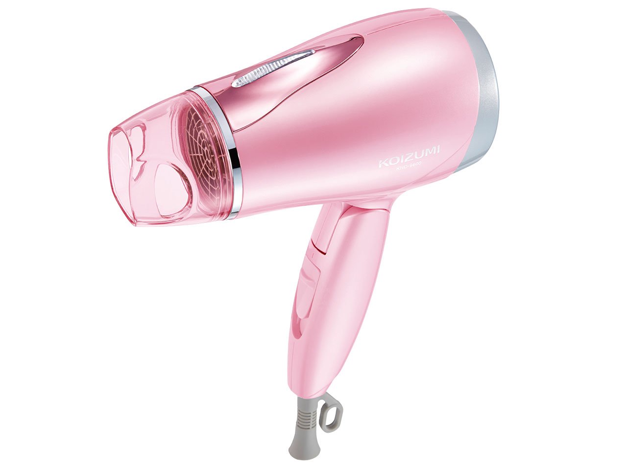 【中古】【非常に良い】コイズミ(Koizumi) ヘアドライヤー マイナスイオン 軽量 ピンク KHD-9600/P