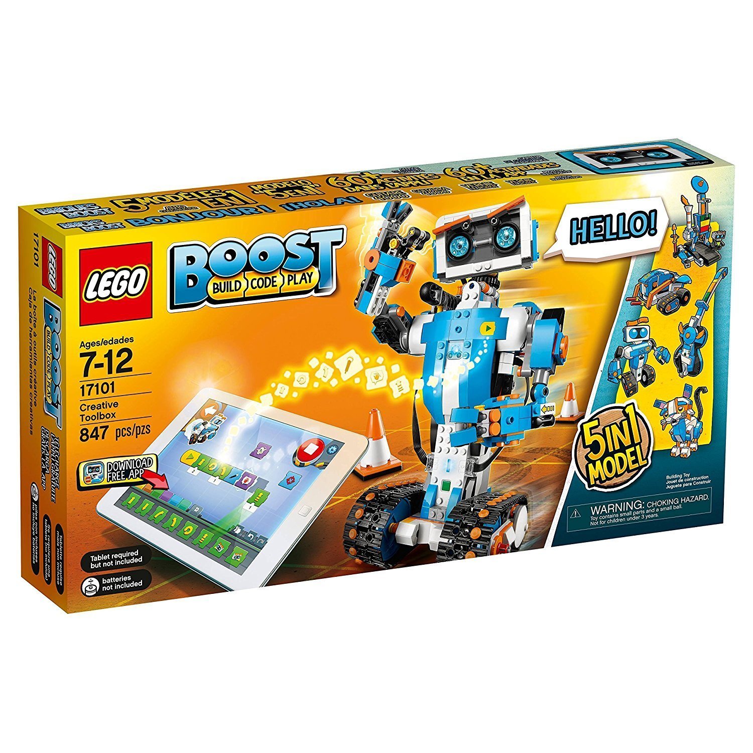【中古】【人並み外れたに好いたらしい】レゴ (LEGO) BOOST ブースト 創作的 物の具ボックス席 Creative Toolbox 17101 [並行輸入品]