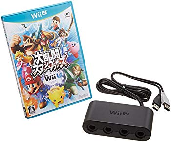 【中古】(未使用･未開封品)　大乱闘スマッシュブラザーズ for Wii U ニンテンドーゲームキューブコントローラ接続タップセット f4u0baa