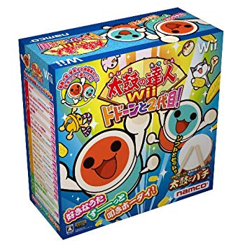 【中古】(未使用・未開封品) 太鼓の達人Wii ドドーンと2代目! (専用太鼓コントローラ「太鼓とバチ」同梱) og8985z