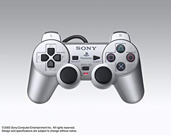 【中古】【非常に良い】アナログコントローラ[DUALSHOCK2]サテン・シルバー o7r6kf1