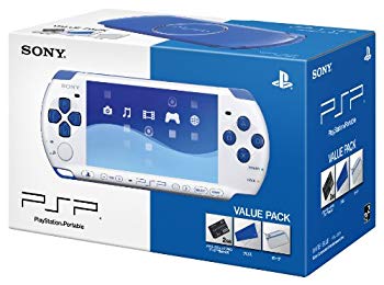 【中古】(未使用･未開封品)　PSP「プレイステーション・ポータブル」バリューパック ホワイト/ブルー(PSPJ-30018)【メーカー生産終了】 tu1jdyt｜ドリエムコーポレーション