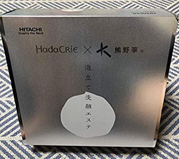【中古】【非常に良い】日立 ハダクリエ ホイップ&ウォッシュ 泡立て洗顔エステ WB-K01-W パールホワイト d2ldlup