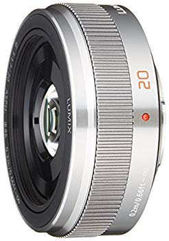 【中古】パナソニック 単焦点レンズ マイクロフォーサーズ用 ルミックス G 20mm/F1.7 II ASPH. シルバー H-H020A-S rdzdsi3