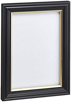 【中古】FUJICOLOR 額縁 肖像額 [ 無反射ガラス ] L 木製 ブラック 59556 2mvetro
