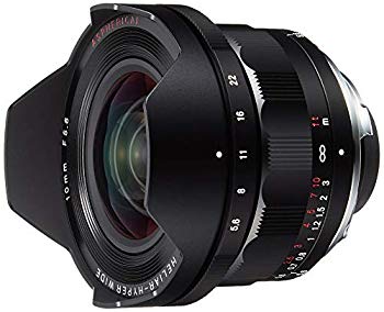 【中古】VoightLander 単興味の中心広角水晶体 HELIAR-HYPER WIDE 10粍 F5.6 ASPHERICAL VM VMマウント相応う 黒いこと 130142 ggw725x