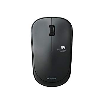 【中古】【2014年模範例】ELECOM 無線電話二十日鼠 IRLED 静音二十日鼠 3名取り草 省ワット数 黒いこと M-IR06DRSBK d2ldlup