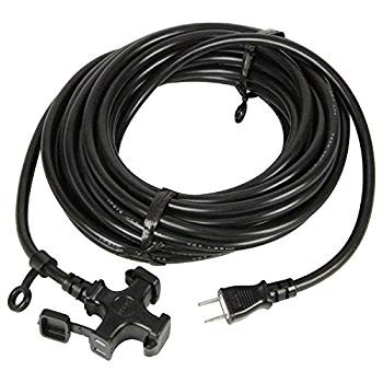 【中古】kowa ソフトタイプ 延長コード 15A・10m 3ツ口 クロ KM05-10 日本製 bme6fzu