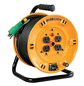 【中古】日動 電工ドラム アース付 20M NP-E24F wyw801m
