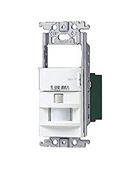 【中古】パナソニック(Panasonic) 壁取付熱線センサ付自動スイッチ スイッチスペース付 ホワイト WTK18115W wyw801m