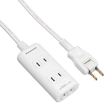 【中古】パナソニック ザ・タップQコンセント3コ口 2mコード付 ホワイト WHA2423WP d2ldlup