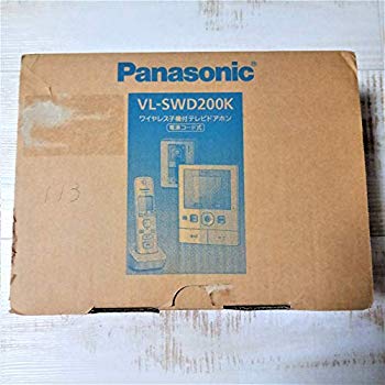 【中古】パナソニック(Panasonic) ワイヤレス子機付 テレビドアホン 電源コード式 VL-SWD200K i8my1cf 29,068円
