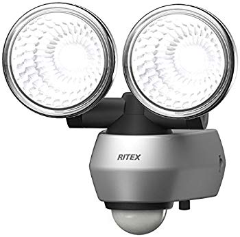 【中古】ムサシ RITEX 10W×2 LEDセンサーライト(2灯式) 「コンセント式」 LED-AC2020 9jupf8b