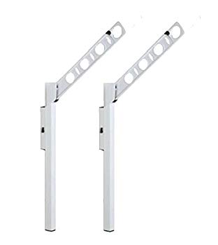 【中古】(未使用･未開封品)　DRY・WAVE 腰壁用可動式物干金物 アーム長さ450mm SF45 ホワイト 0pbj0lf